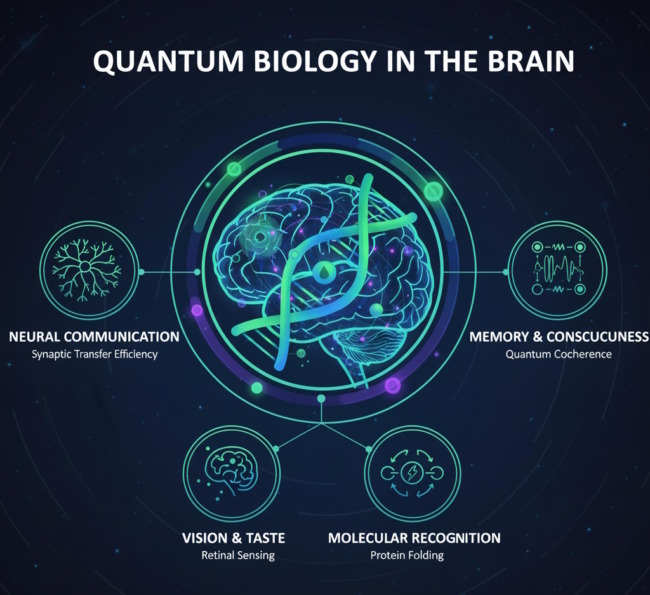 Quantum processes in the brain