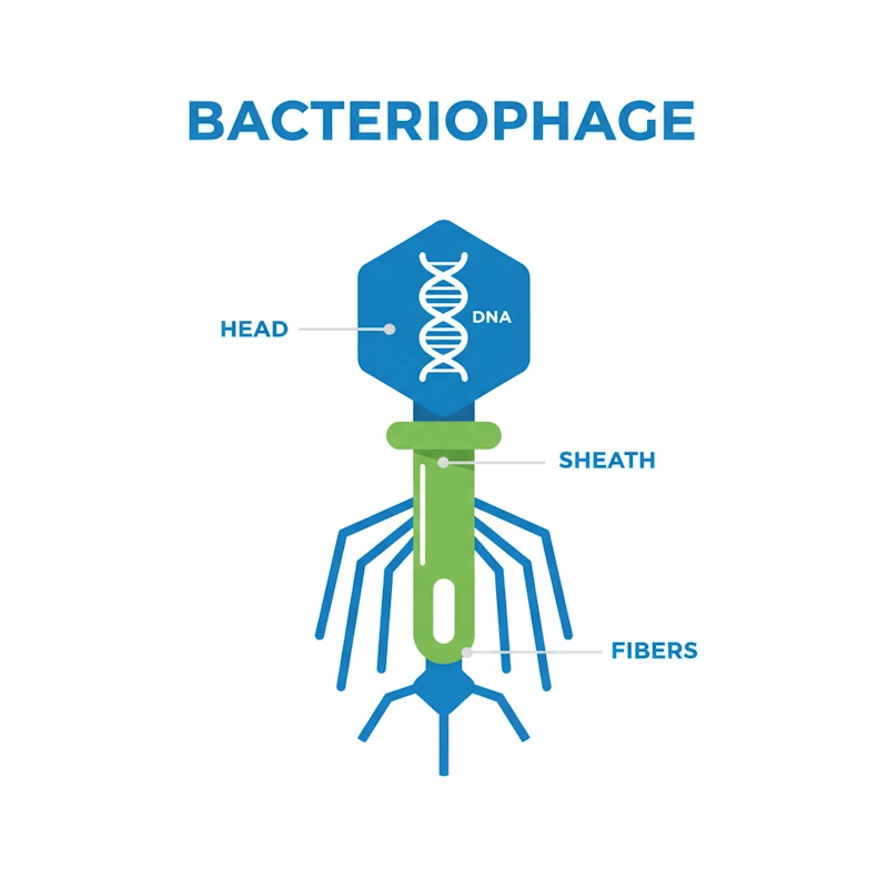 Bacteriophage anatomy