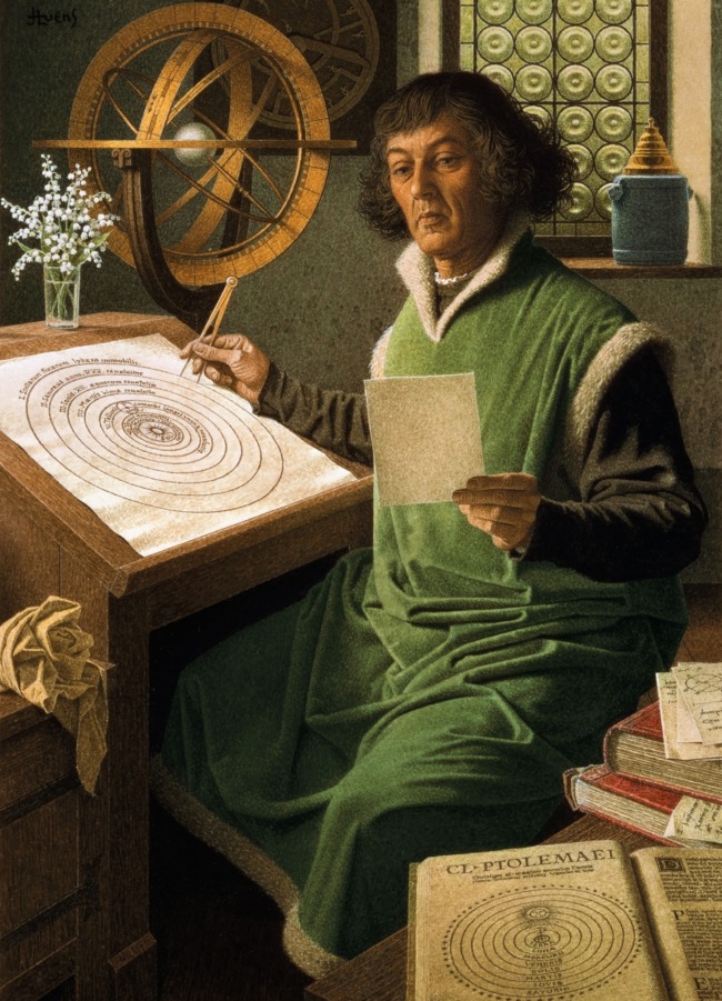 Copenicus in his laboratory