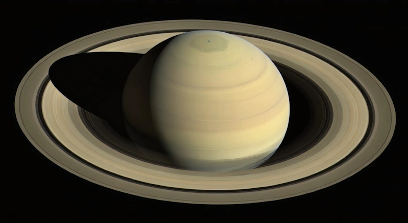 Giant gas planet Saturn