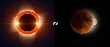 Solar vs Lunar eclipse