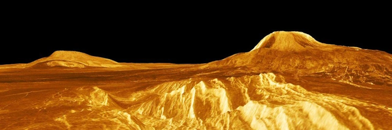 The surface of the Venus - a radar mapping image
