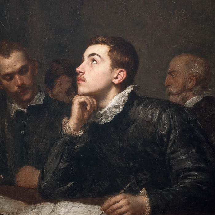 Young William Harvey in Padua University