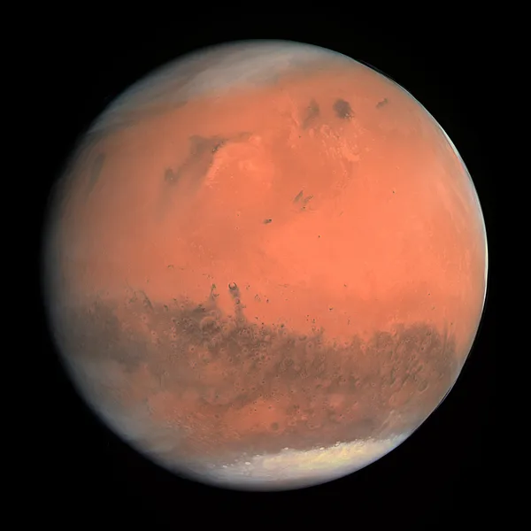 True-color image of Mars