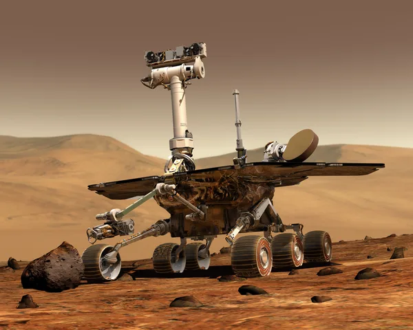 Artist concept of a NASA Mars rover