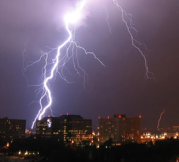 Lightning strike representing electricity