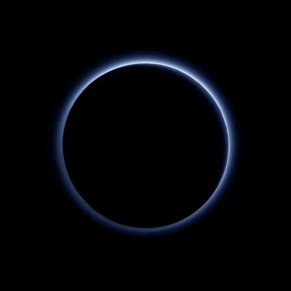Close view of Pluto surface regions