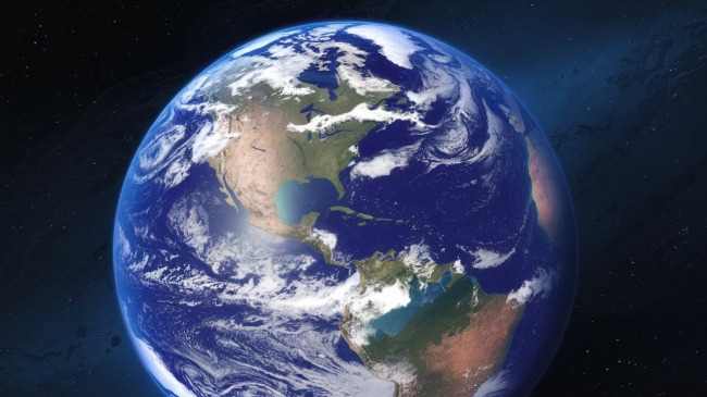 Earth has a round shape